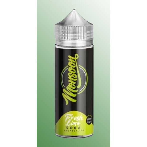 Monsoon Fresh Lime Soda (Zitronen-Limetten Limonade + Menthol) Liquid 100 in 120 ml