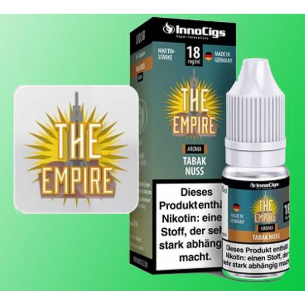 Nuss Tabak The Empire Innocigs 10ml Liquid Flüssigkeit