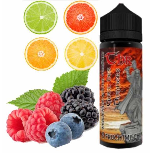 Thor Beeren, Zitrone, Mandarine, Limette Aroma 20ml in 120ml Bamberger Dampferlädla Lädla Juice