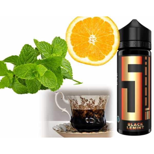 Minztee Zitrone (Black Lemint) 5 Element Aroma von Vovan 10ml in 120ml Flasche