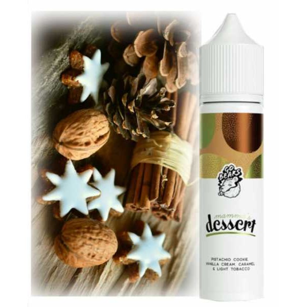 Kekse mit Nüssen Karamell Tabak Vanille Daddy‘s Favourite Mamma's Dessert GoBears Aroma 20ml in 60ml