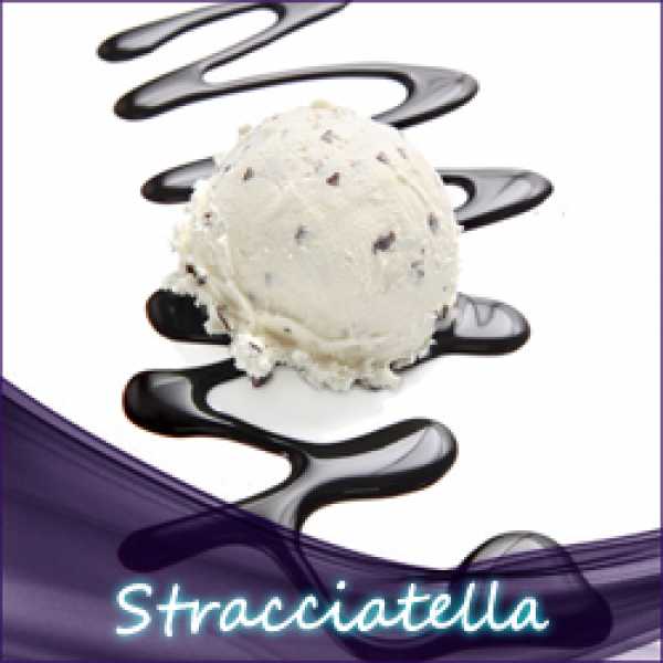 Stracciatella Liquid Milch Speiseeis Stücken Schokolade