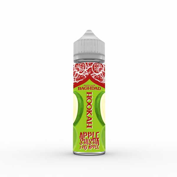 Shisha Apfel Doppelapfel Anis (Hookah) Shake und Vape Liquid 40ml in 60ml Flasche