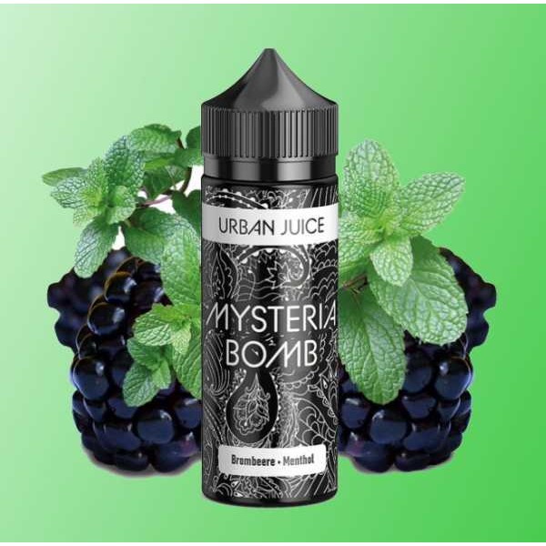 Brombeeren Menthol (Mysteria Bomb) Liquid Aroma 10ml in 120ml Flasche